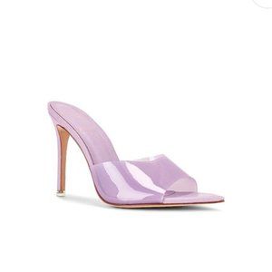 Black Suede Studios Bella Heel in Lavender